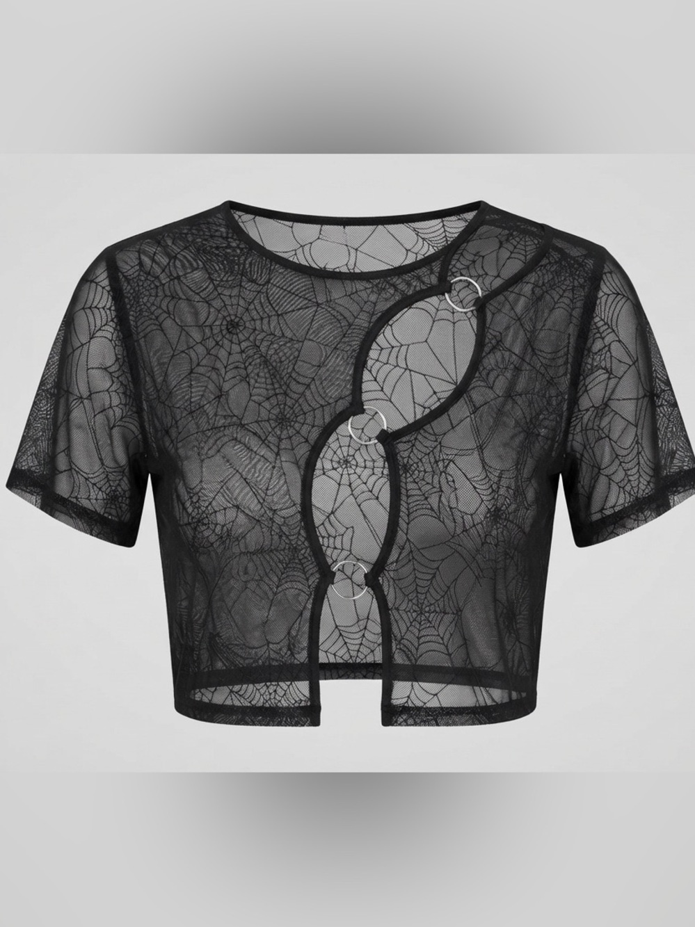 Spiderweb Oring Mesh Top